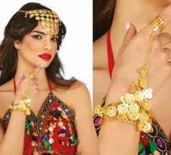 Bracciale Zingara con Medaglie Oro