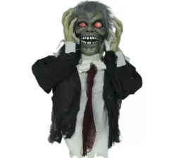 Busto di zombie da 55 cm con suono, luce e movimento