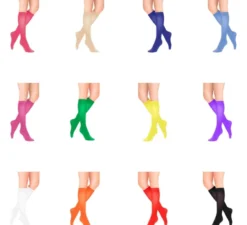 Calze corte tinta unita in vari colori