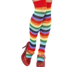 Calze lunghe da clown multicolore
