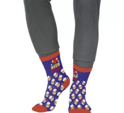 Calzini blu BeerMan per adulti