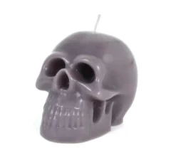 Candela profumata Teschio Grigio 10x6x8 cm