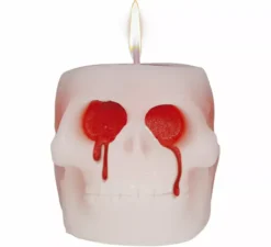 Candela Teschio con Sangue 6 cm
