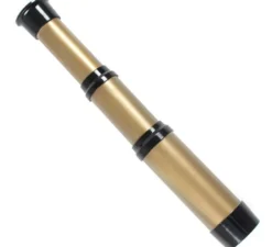 Cannocchiale pirata oro e nero da 30 cm
