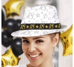 Cappellino Gangster Bianco 18 Anni