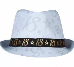 Cappellino Gangster Bianco 18 Anni