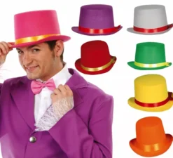 Cappello a cilindro in feltro assortito