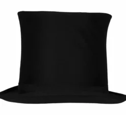 Cappello a cilindro inglese nero 21 cm adulto