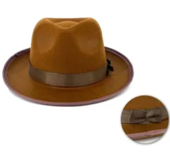 Cappello Alato Marrone 30x11 cm
