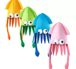 Cappello calamaro gigante in colori assortiti