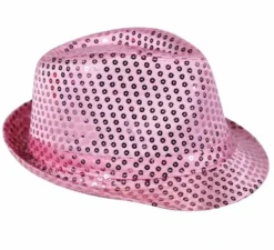 Cappello con paillettes in vari colori