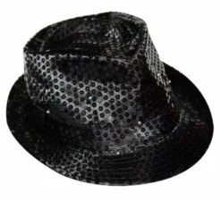 Cappello con paillettes in vari colori