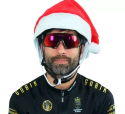 Cappello da Babbo Natale per caschi da bicicletta