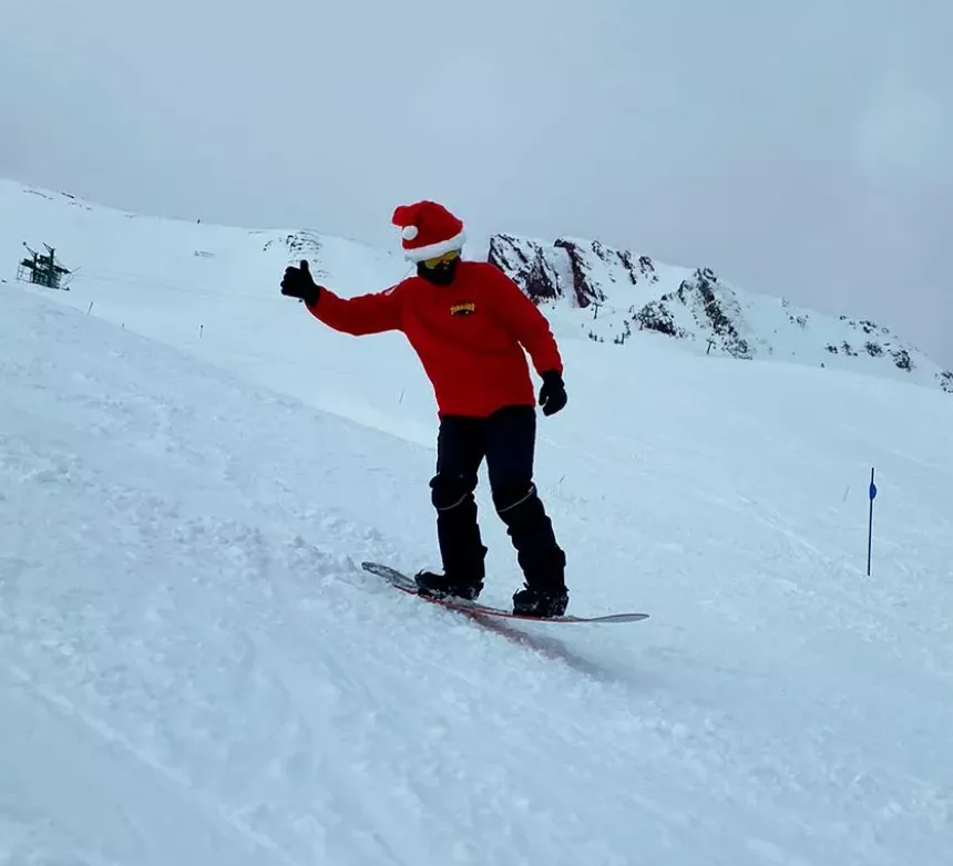 Cappello da Babbo Natale per caschi da bicicletta