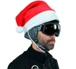 Cappello da Babbo Natale per caschi da bicicletta