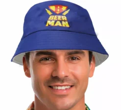 Cappello da birra Uomo blu adulto