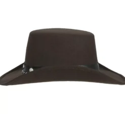 Cappello da cowboy in feltro marrone per bambini