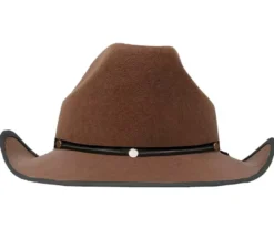 Cappello da cowboy marrone