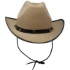 Cappello da cowboy marrone chiaro