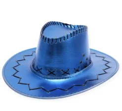 Cappello da cowboy per adulti in vari colori metallici