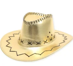Cappello da cowboy per adulti in vari colori metallici