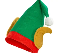 Cappello da elfo aiutante di Babbo Natale con le orecchie