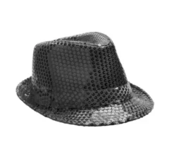 Cappello da Gangster con paillettes in diversi colori