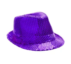 Cappello da Gangster con paillettes in diversi colori