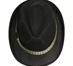 Cappello da gangster nero