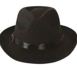 Cappello da gangster nero