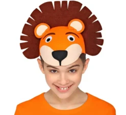 Cappello da leone in feltro per bambini
