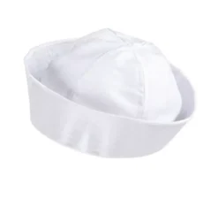 Cappello da marinaio bianco