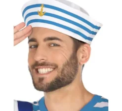 Cappello da marinaio con ancora