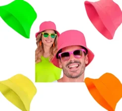 Cappello da pescatore in vari colori neon