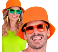 Cappello da pescatore in vari colori neon