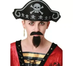 Cappello da pirata con teschi eva