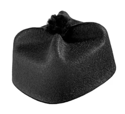 Cappello da prete in feltro nero per adulto