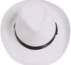 Cappello da Re del pop bianco