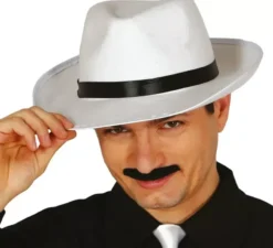 Cappello da Re del pop bianco