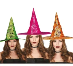 Cappello da strega al neon in colori assortiti