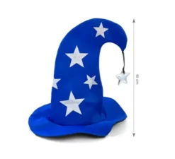 Cappello da Strega con Stelle 46 cm