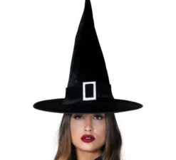 Cappello da Strega in velluto nero