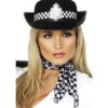 Cappello della polizia con distintivo