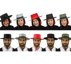 Cappello di feltro Cordobes di alta qualità in varie misure e colori