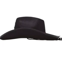 Cappello di feltro nero sceriffo