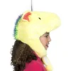 Cappello di unicorno giallo con corno