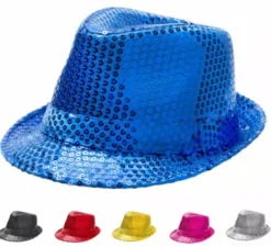 Cappello Gangster con Paillettes Bambini in diversi colori
