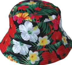 Cappello hawaiano con fiori tropicali per adulti