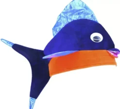 Cappello in schiuma di pesce azzurro