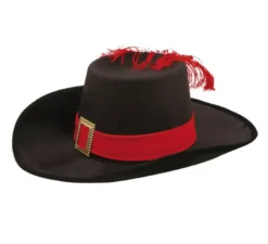 Cappello in velluto moschettiere per ragazzo